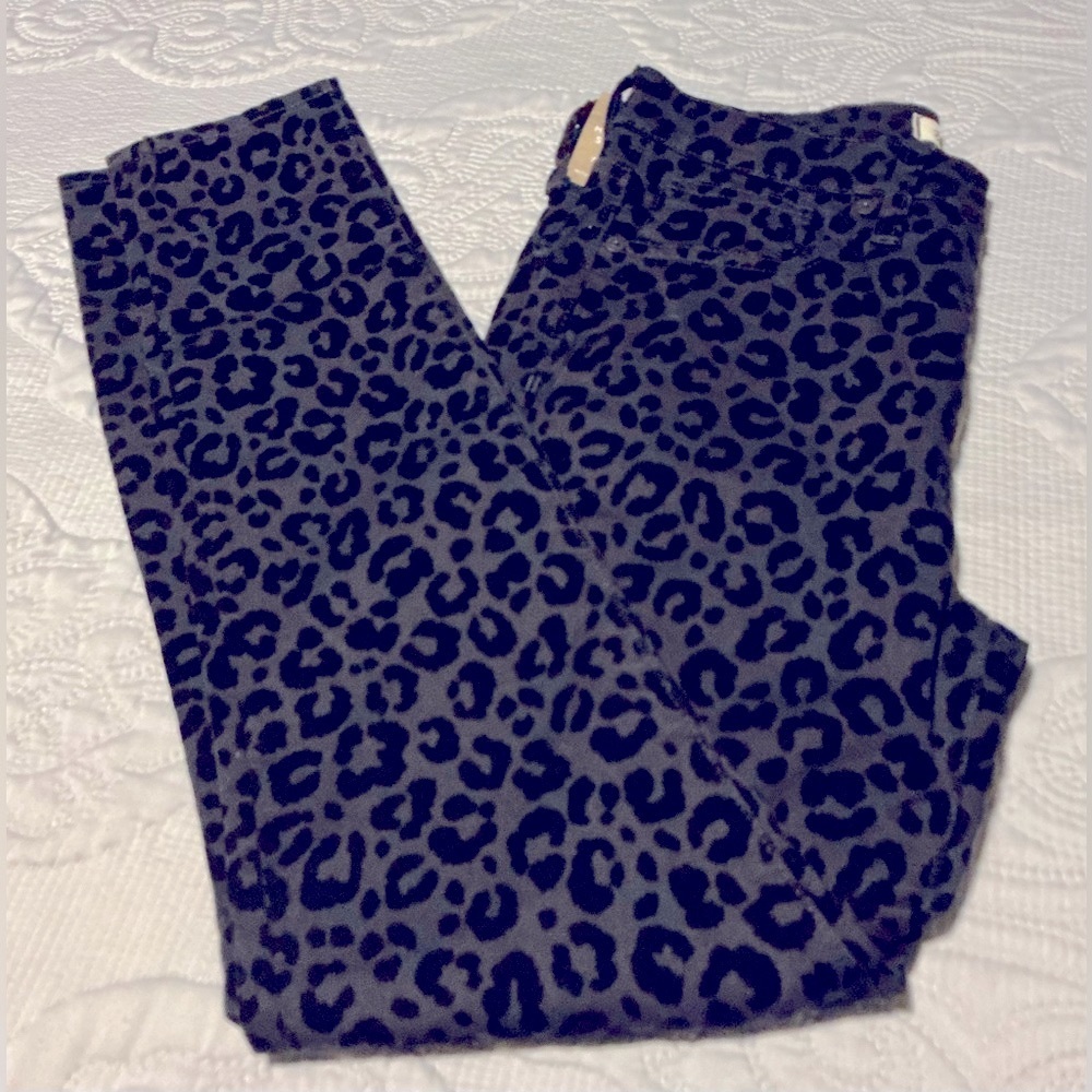 Madewell Black Leopard Print Skinny jeans - Picture 8 of 8